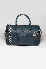 Sac de voyage en cuir 24H Le Mans Andy 48h bleu royal