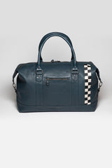 Sac de voyage en cuir 24H Le Mans Andy 48h bleu royal