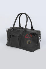 Sac de voyage en cuir 24H Le Mans Andy 48h noir