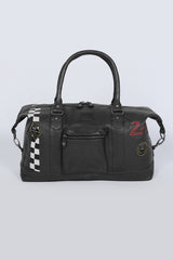 Sac de voyage en cuir 24H Le Mans Andy 48h noir