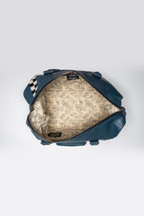 Sac de voyage en cuir 24H Le Mans Matthew 72h bleu royal