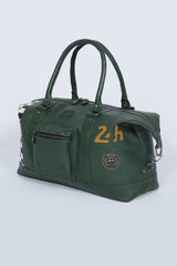 Sac de voyage en cuir 24H Le Mans Andy 48h vert