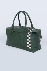 Sac de voyage en cuir 24H Le Mans Andy 48h vert