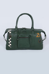 Sac de voyage en cuir 24H Le Mans Andy 48h vert