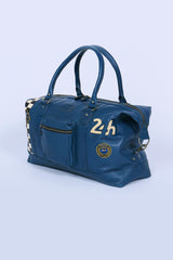 24H Le Mans Andy 48h Royal Blue Leather Travel Bag