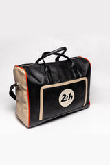 Sac de voyage en cuir 24H Le Mans Austin 48h noir