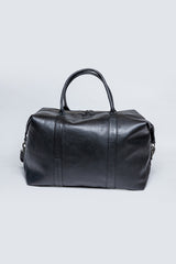 Sac de voyage en cuir Steve McQueen Dean 5 72h noir