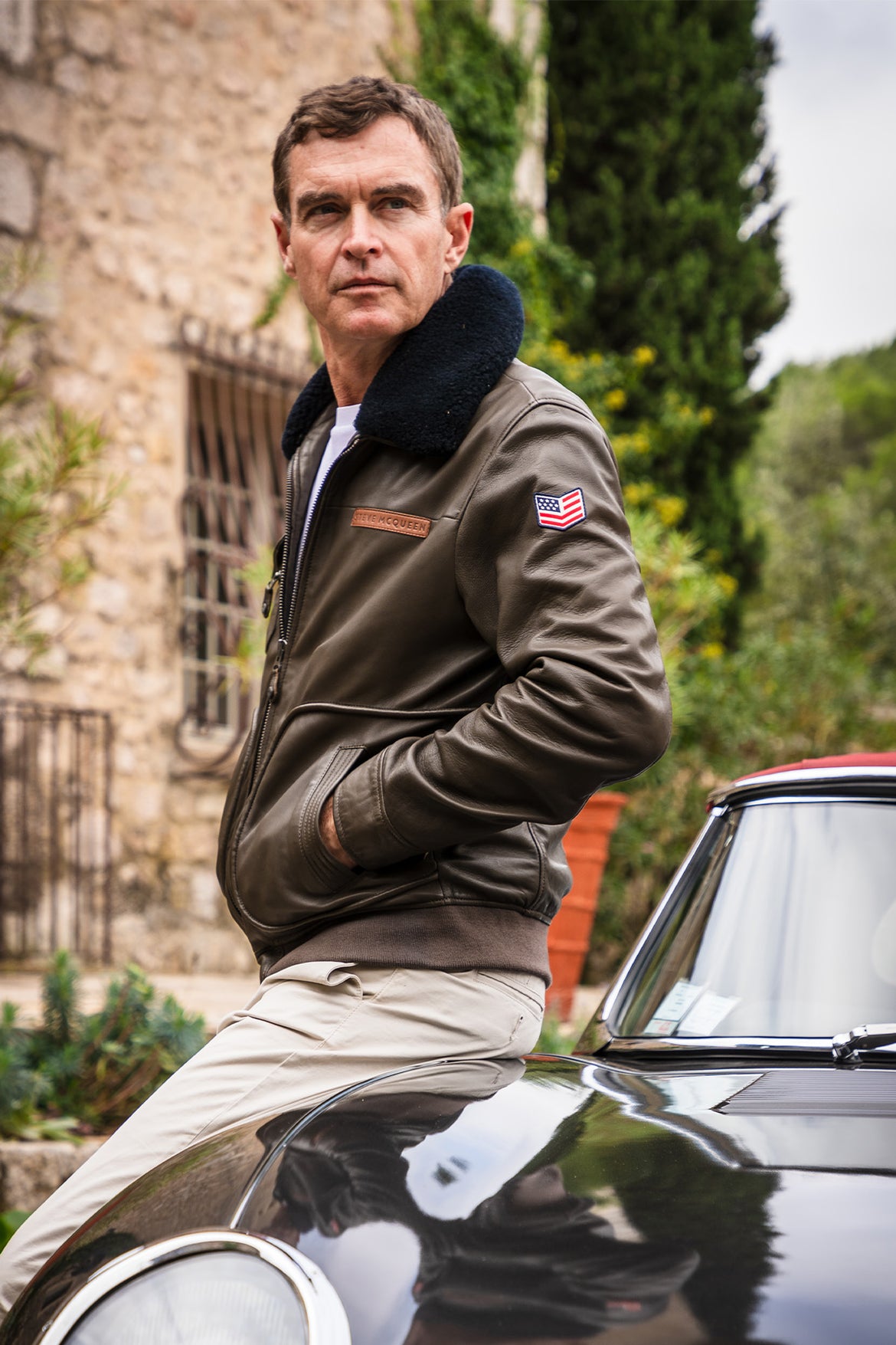 Steve mcqueen suede jacket online