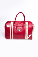 Sac de voyage en cuir Ari Vatanen Flying Finn 72h rouge racing