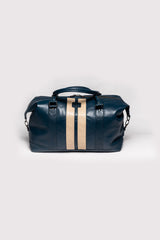 Sac de voyage en cuir Carroll Shelby x Le Mans GT350 48h bleu royal