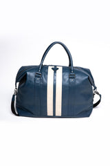 Sac de voyage en cuir Carroll Shelby GT500 72h bleu royal