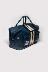 Carroll Shelby x Le Mans GT500 72h Royal Blue Leather Travel Bag