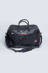 Sac de voyage en cuir Steve McQueen King of Cool 72H noir