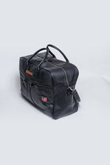 Sac de voyage en cuir Steve McQueen King of Cool 72H noir