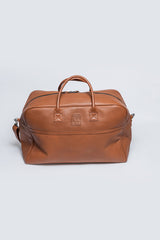 Sac de voyage en cuir Steve McQueen King of Cool 72H tabac