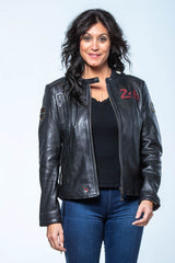 24H Le Mans Marylin leather jacket black Women