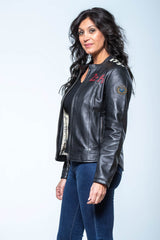 24H Le Mans Marylin leather jacket black Women