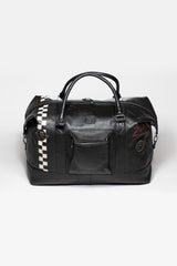 24H Le Mans Matthew 72h leather travel bag black