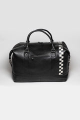 24H Le Mans Matthew 72h leather travel bag black