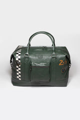 Sac de voyage en cuir 24H Le Mans Matthew 72h vert