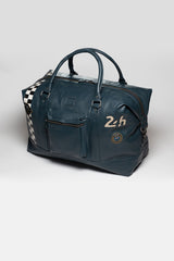 Sac de voyage en cuir 24H Le Mans Matthew 72h bleu royal