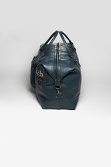 Sac de voyage en cuir 24H Le Mans Matthew 72h bleu royal