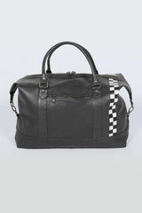 24H Le Mans Matthew 72h leather travel bag black