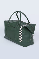 Sac de voyage en cuir 24H Le Mans Matthew 72h vert