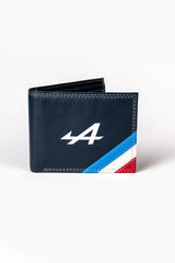 Portefeuille en cuir Alpine Miglia bleu marine