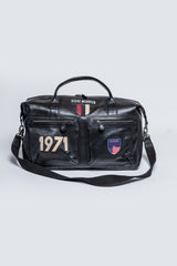 Sac de voyage en cuir Steve McQueen Nolan 5 48h noir Homme