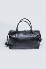 Sac de voyage en cuir Steve McQueen Nolan 5 48h noir Homme