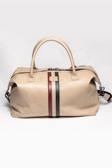 Sac de voyage en cuir Steve McQueen Nolan 6 48h ecru