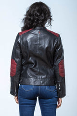 24H Le Mans Stacie leather jacket black Women