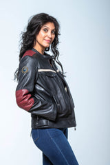 24H Le Mans Stacie leather jacket black Women