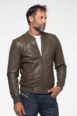 Blouson en cuir Steve McQueen Stan 4 army Homme