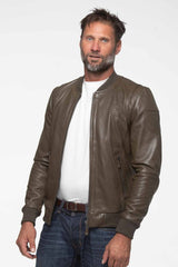 Blouson en cuir Steve McQueen Stan 4 army Homme