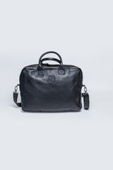 Sac messenger en cuir Steve McQueen Terrance noir