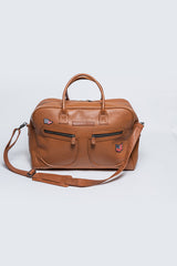 Sac de voyage en cuir Steve McQueen The Coolest 48H tabac