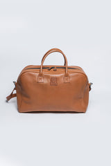 Sac de voyage en cuir Steve McQueen The Coolest 48H tabac