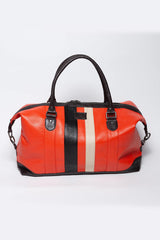 Leather travel bag 24H Le Mans Bag WE 48h orange Man